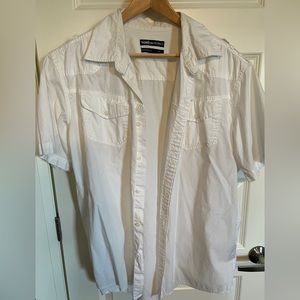 Vintage Men’s ECKO white button up XL